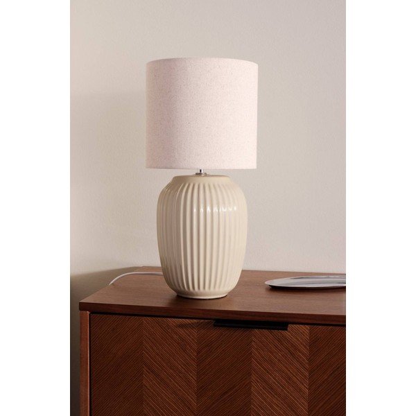 Beżowa lampa stołowa ceramiczna (wysokość 41,5 cm) Karlsson – Jotex-image-2