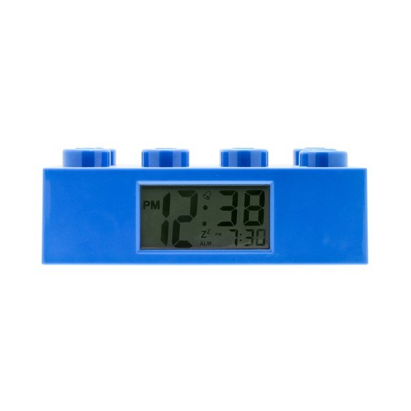 Niebieski zegar z budzikiem LEGO® Brick-image-3