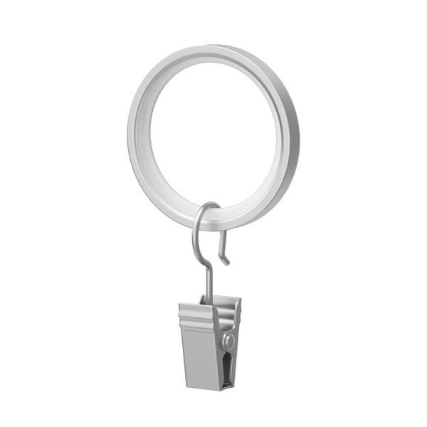 Kółka z żabkami do karnisza zestaw 7 szt. Cappa - Umbra-image-3