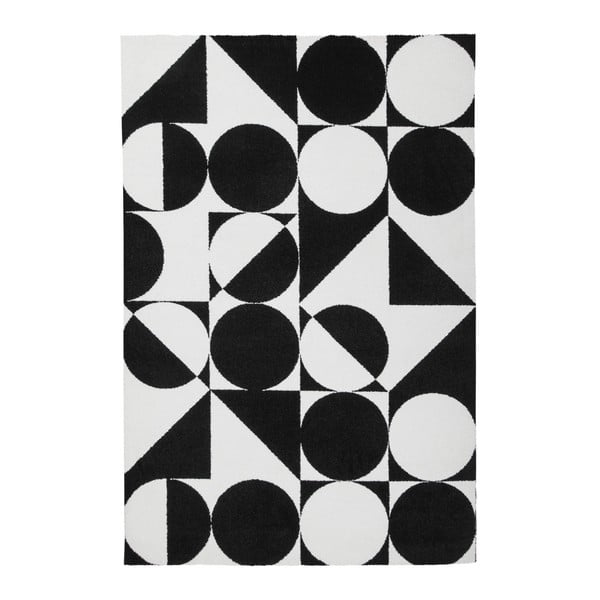 Czarno-biały dywan Obsession My Black & White Kalo, 80x150 cm