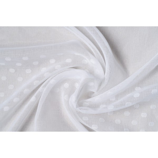 Biała firanka 140x260 cm Aurea – Mendola Fabrics