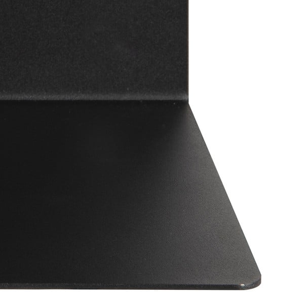 Czarna podwójna metalowa półka ścienna Actona Joliet, szer. 35 cm-image-4