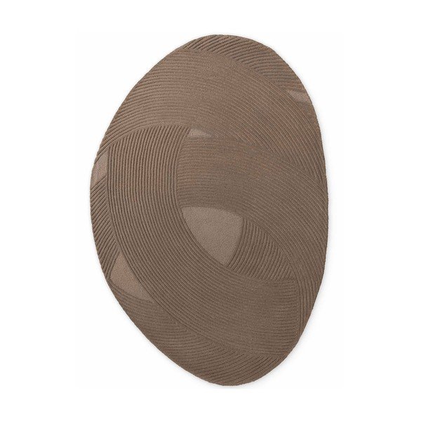 Brązowy wełniany dywan 160x230 cm Kensington Victoria – Ted Baker