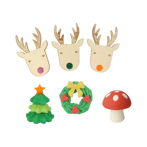 Crackery świąteczne zestaw 6 szt. Reindeers in Jumpers – Meri Meri-image-2