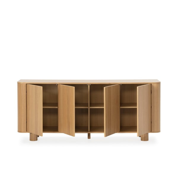 Komoda w dekorze dębu w naturalnym kolorze 180x75x40 cm Padoc – MOME-image-4