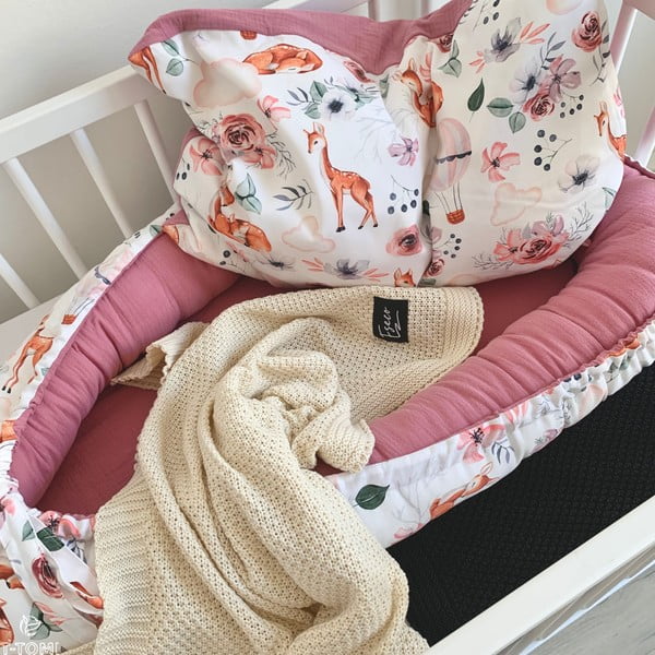 Bawełniane gniazdo dla niemowlaka ESECO Nature-image-1