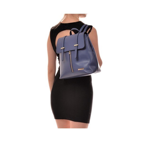 Niebieski skórzany plecak Sofia Cardoni Angelica-image-2