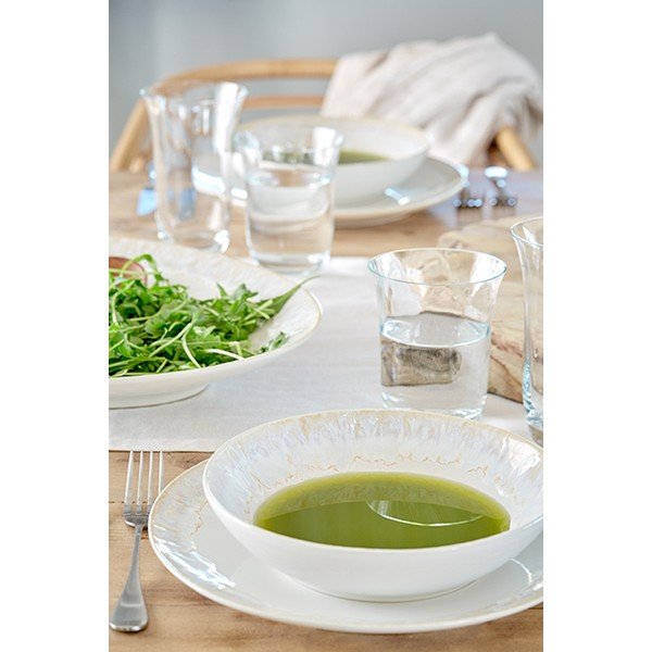 Biała kamionkowa misa ø 21,5 cm Taormina – Casafina-image-1