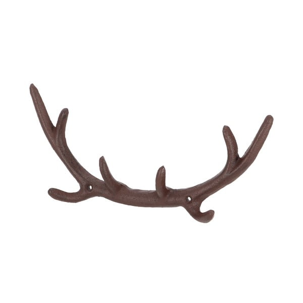 Brązowy metalowy wieszak ścienny Antlers – Esschert Design-image-3