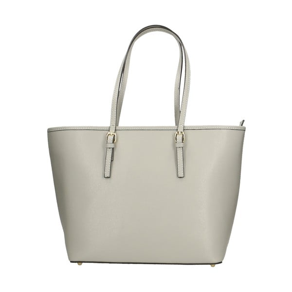 Chicca Borse Ruhalo Grey Leather Handbag
