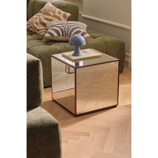 Stolik ze szklanym blatem 45x45 cm Everyday – Ellos Home-image-1