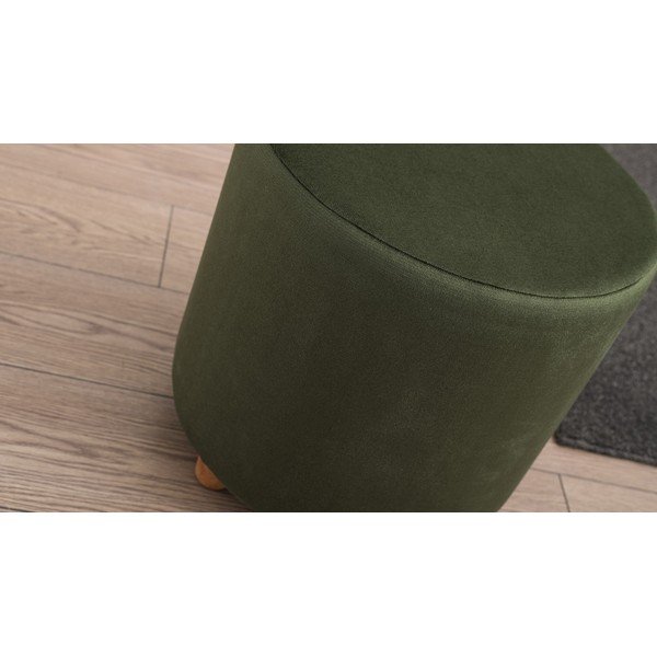 Ciemnozielony puf Begon – Balcab Home-image-3