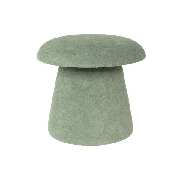 Szary aksamitny puf Mushroom – Leitmotiv-image-2