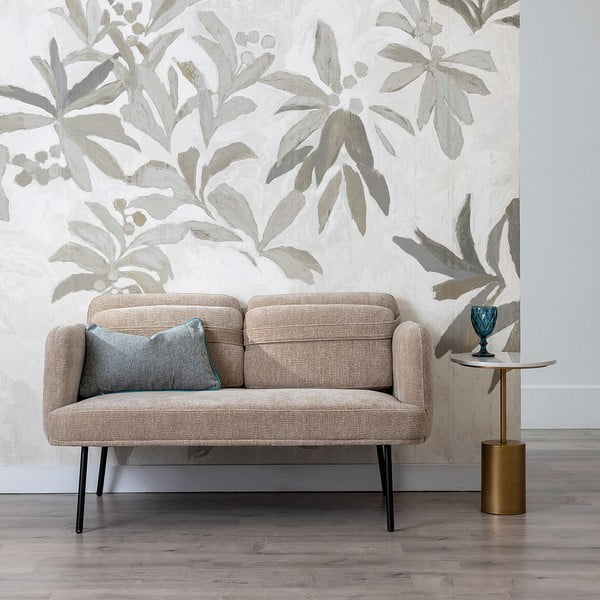 Beżowa sofa  z tkaniny szenilowej 127 cm Bind – Ixia-image-4