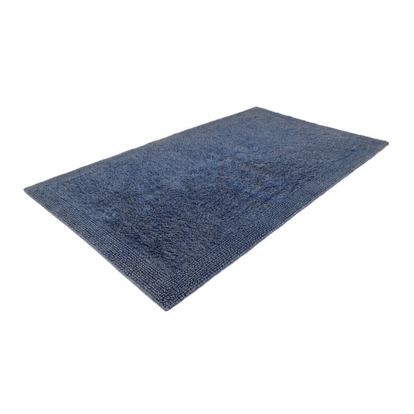 Ciemnoniebieski dywanik łazienkowy Kleine Wolke Turin, 60x90 cm