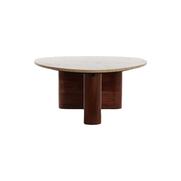 Brązowy stolik 72x90 cm Mahelona – Light & Living-image-2