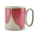Różowy/szary kamionkowy kubek 390 ml Paint – Salt&Pepper