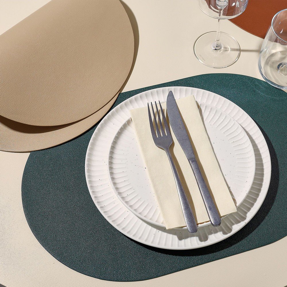 Biały talerz deserowy ø 21 cm Ora Gloss – Salt&Pepper (zdjęcie 3)