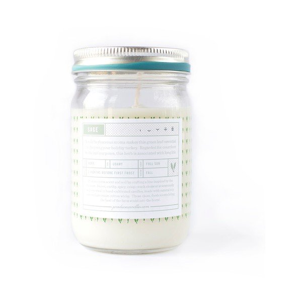 Świeczka o zapachu szałwii, czas palenia 50-70 godzin-image-2