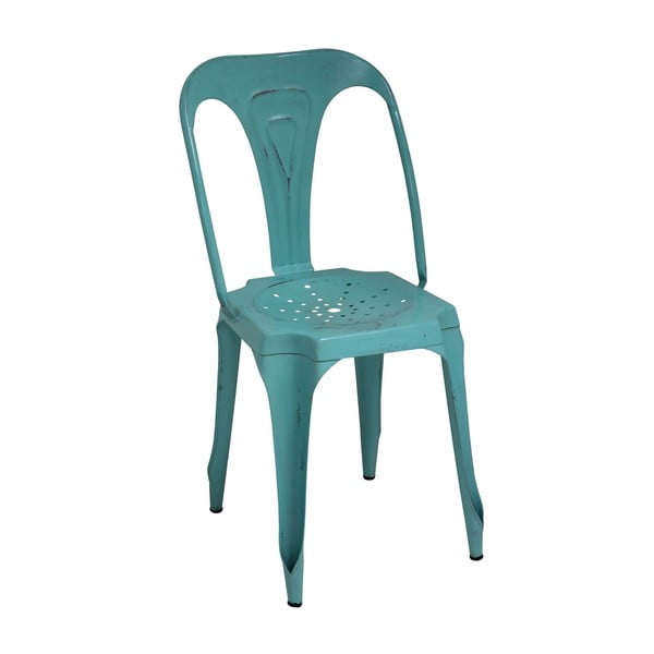 Metalowe krzesło Turquoise