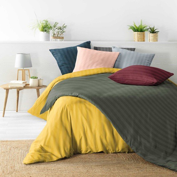 Niebieska pościel dwuosobowa z mikrowłókna 240x220 cm Cleo – douceur d'intérieur-image-3