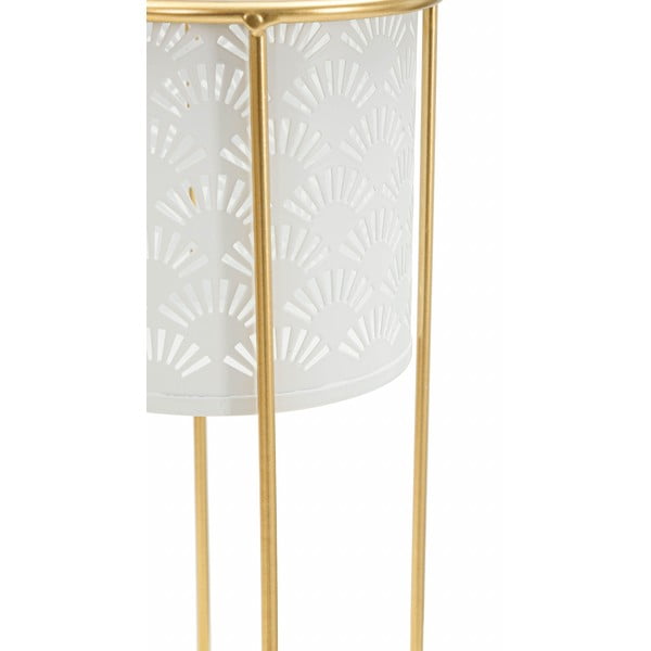 Metalowe kwietniki 2 szt. ø 17 cm (wysokość 46 cm) Whity – Mauro Ferretti-image-3