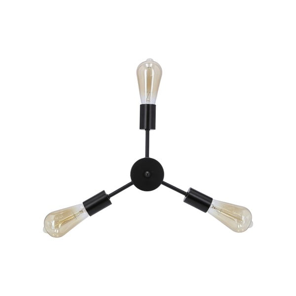 Czarna metalowa lampa wisząca Sparta – Candellux Lighting-image-2