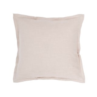 Beżowa poduszka z domieszką lnu Tiseco Home Studio, 45x45 cm
