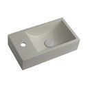 Jasnoszara betonowa umywalka 40x22 cm Crest – Sapho