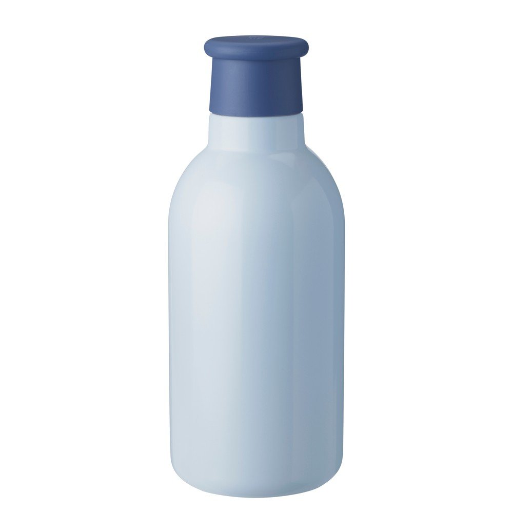 Niebieska butelka termiczna ze stali nierdzewnej 500 ml Drink-It – RIG-TIG
