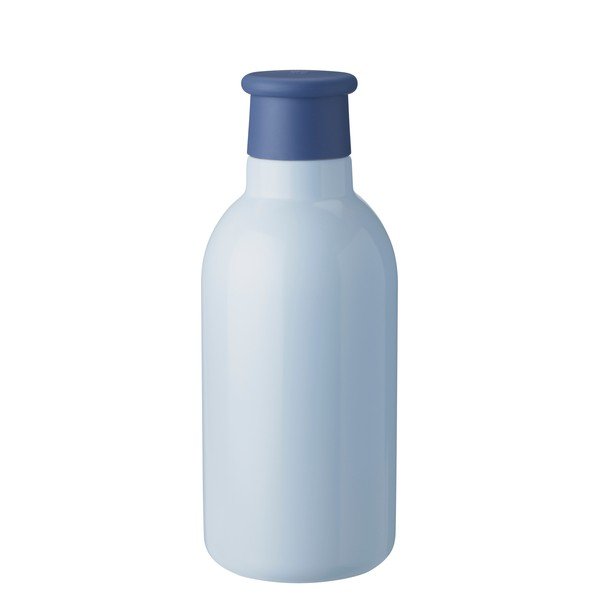 Niebieska butelka termiczna ze stali nierdzewnej 500 ml Drink-It – RIG-TIG