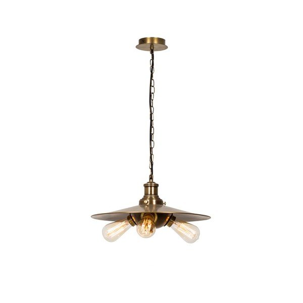 Lampa wisząca w złotej barwie Tyne-image-1