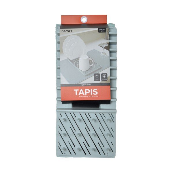 Jasnoniebieska plastikowa podkładka do naczyń 50x38 cm – Homéa-image-2