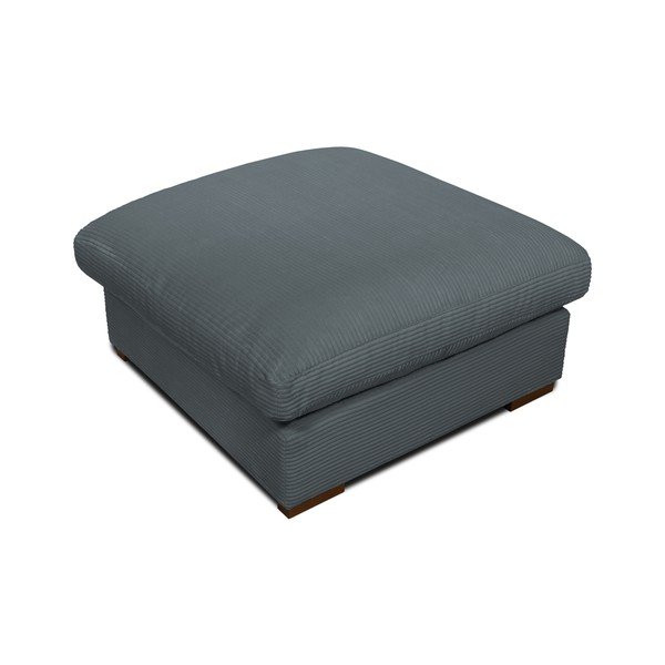 Szary sztruksowy puf Comfy – Scandic-image-3