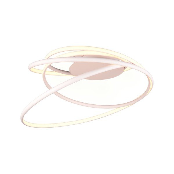 Biała lampa sufitowa LED z metalowym kloszem Nala – Trio Select-image-2