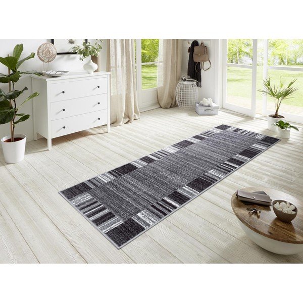 Szaro-beżowy chodnik 200x67 cm Border – Hanse Home-image-1