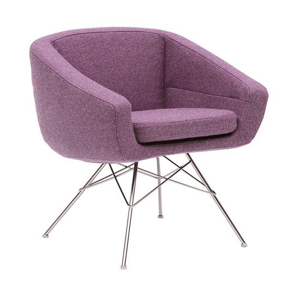 Fioletowy fotel Softline Aiko-image-2