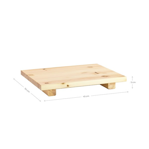 Zestaw 2 czarnych stolików z drewna sosnowego Karup Design Dock Black-image-3