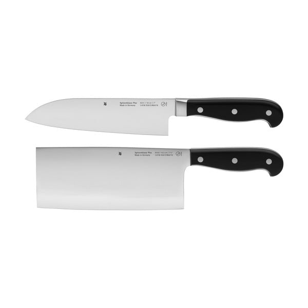 Zestaw noża i tasaka do mięsa ze specjalnie wykuwanej stali nierdzewnej WMF Spitzenklasse