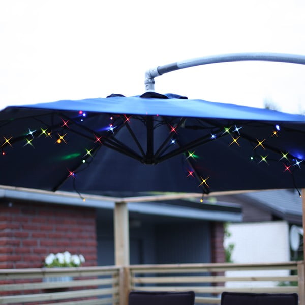 Łańcuch świecący do parasola Umbrella, kolorowe światło