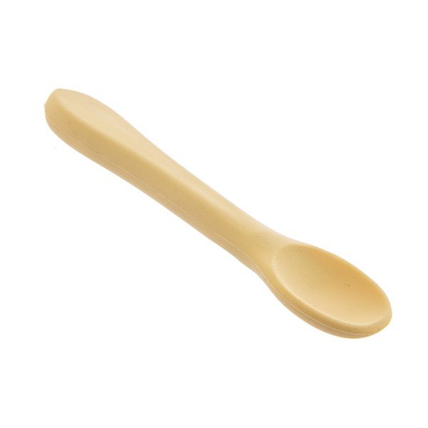 Żółta łyżeczka dla dzieci z silikonu – Orion-image-2