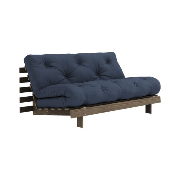 Ciemnoniebieska rozkładana sofa 160 cm Roots – Karup Design