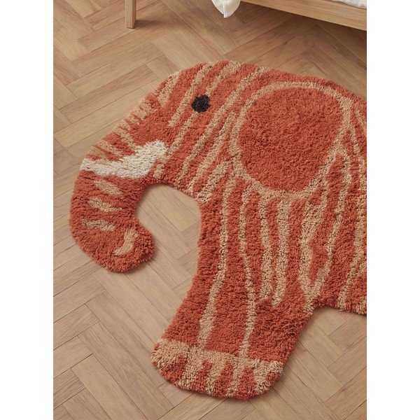 Bawełniany dywan dziecięcy odpowiedni do prania/tkany ręcznie w kolorze terakoty 75x120 cm Snuggle Elodie – Hanse Home-image-2