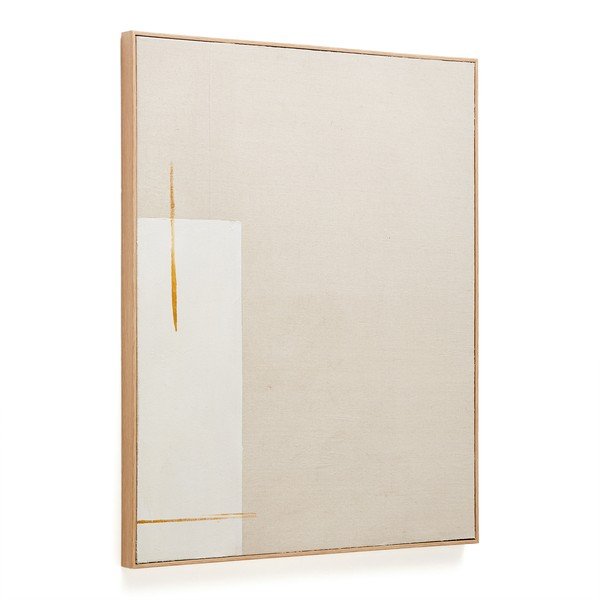 Ręcznie malowany obraz z ramą w zestawie/na płótnie 80x100 cm Salin – Kave Home