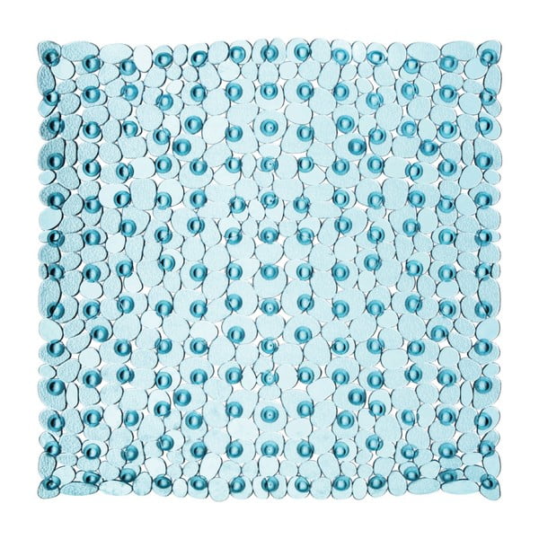 Niebieska mata łazienkowa Premier Housewares Pebble, 54x54 cm