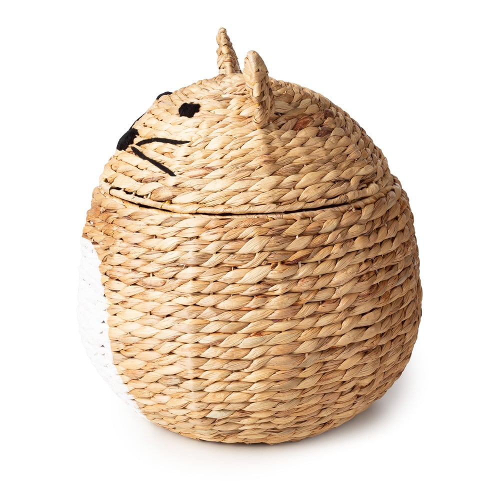 Dziecięcy kosz na zabawki z hiacyntu wodnego w naturalnym kolorze ø 40x43 cm Cat – Compactor (zdjęcie 9)