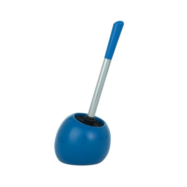 Granatowa szczotka toaletowa Wenko Polaris Dark Blue