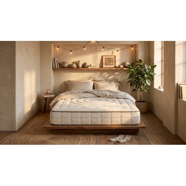 Twardy/średnio twardy piankowy materac dwustronny 80x200 cm Cashmere Premier – Moonia-image-3