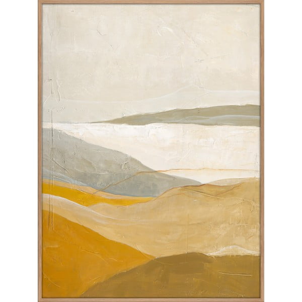 Ręcznie malowany obraz 90x120 cm Yellow Field    – Malerifabrikken