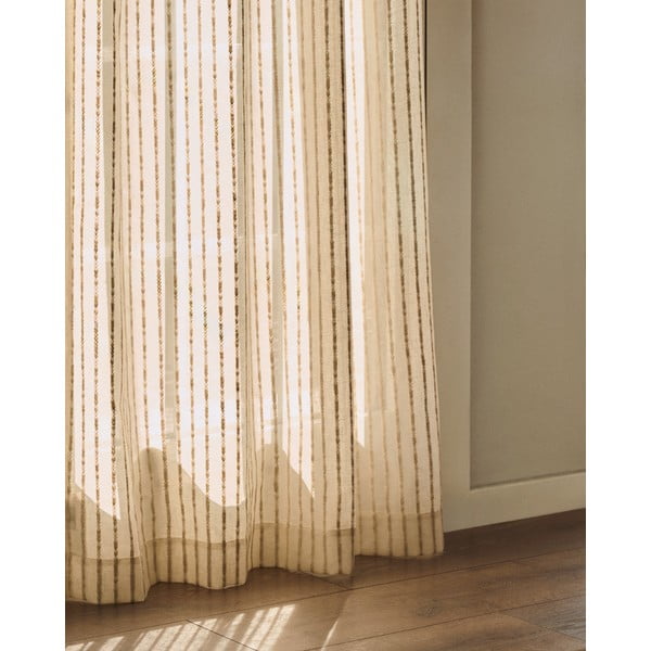 Beżowa zasłona 140x270 cm Arami – Kave Home-image-1